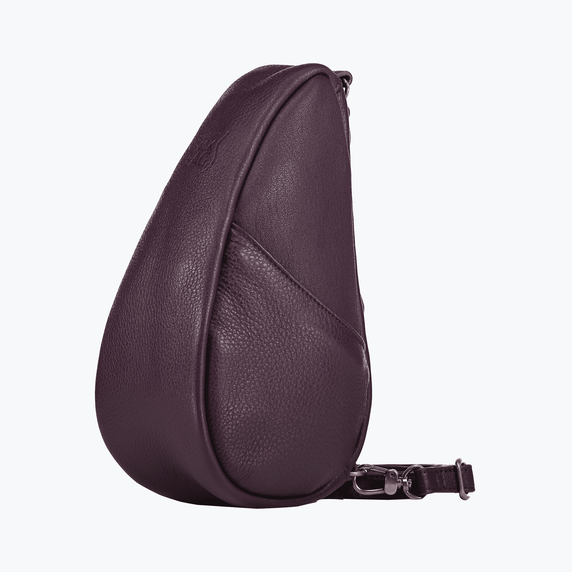 Leather Baglett Black Plum