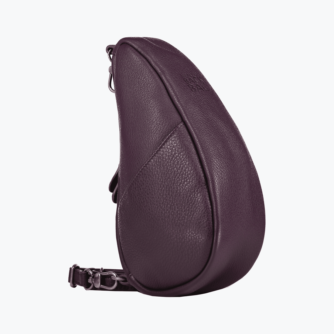 Leather Baglett Black Plum