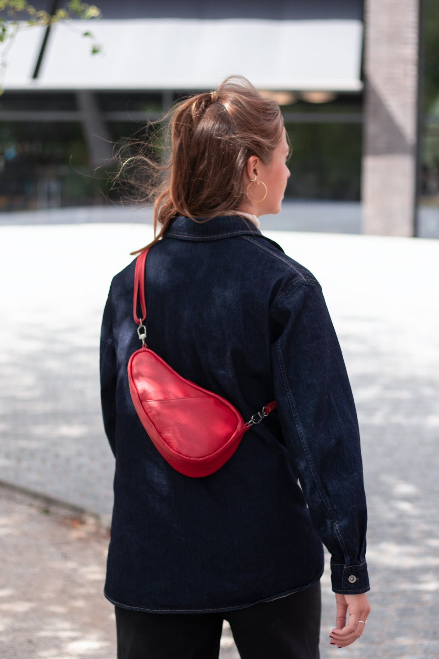 Leather Baglett Urban Red