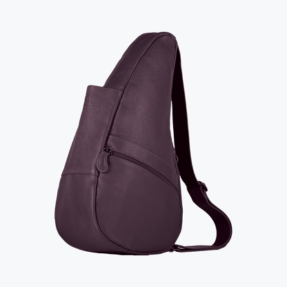 Leather Black Plum S