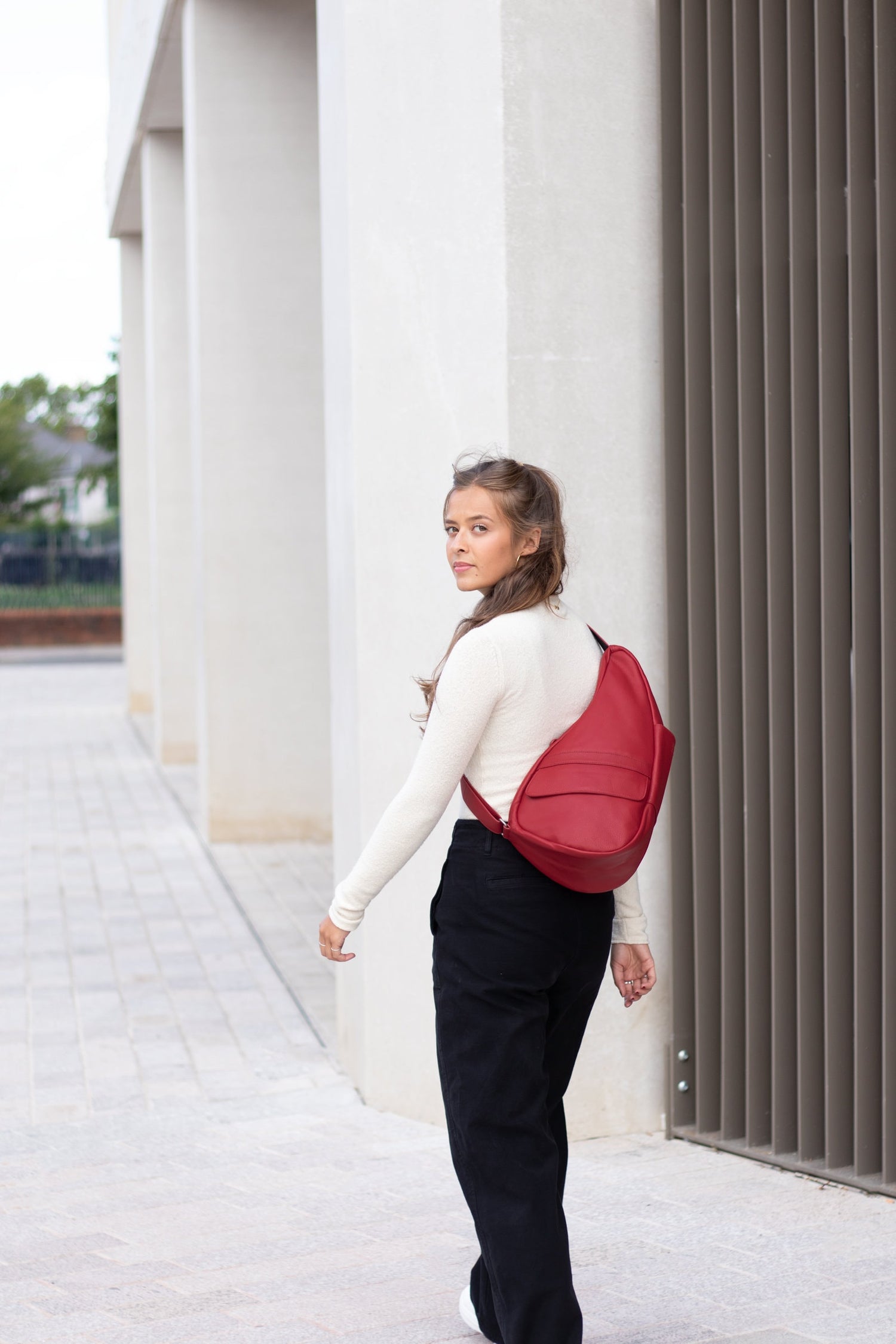 Leather Urban Red S