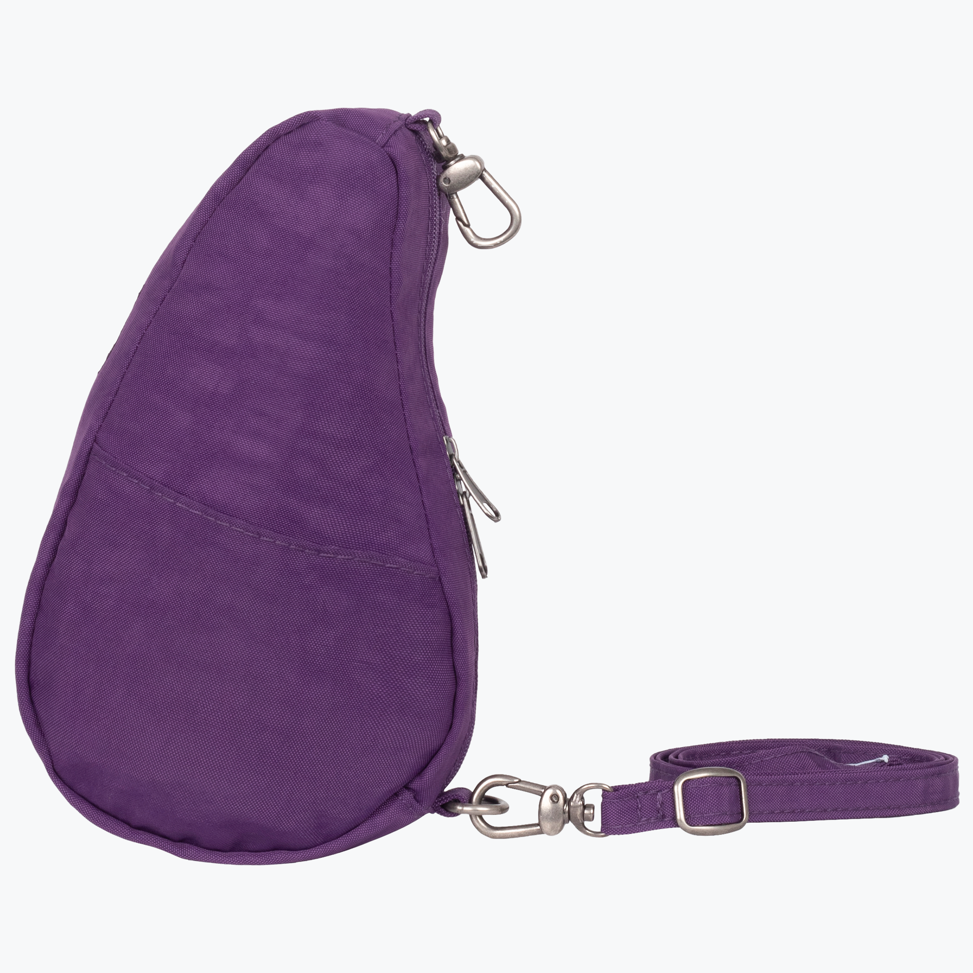 Textured Nylon Mini Baglett Blackberry