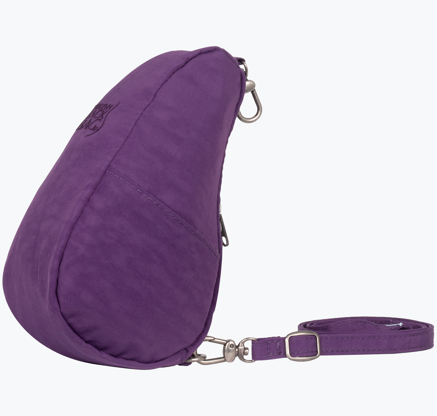 Textured Nylon Mini Baglett Blackberry