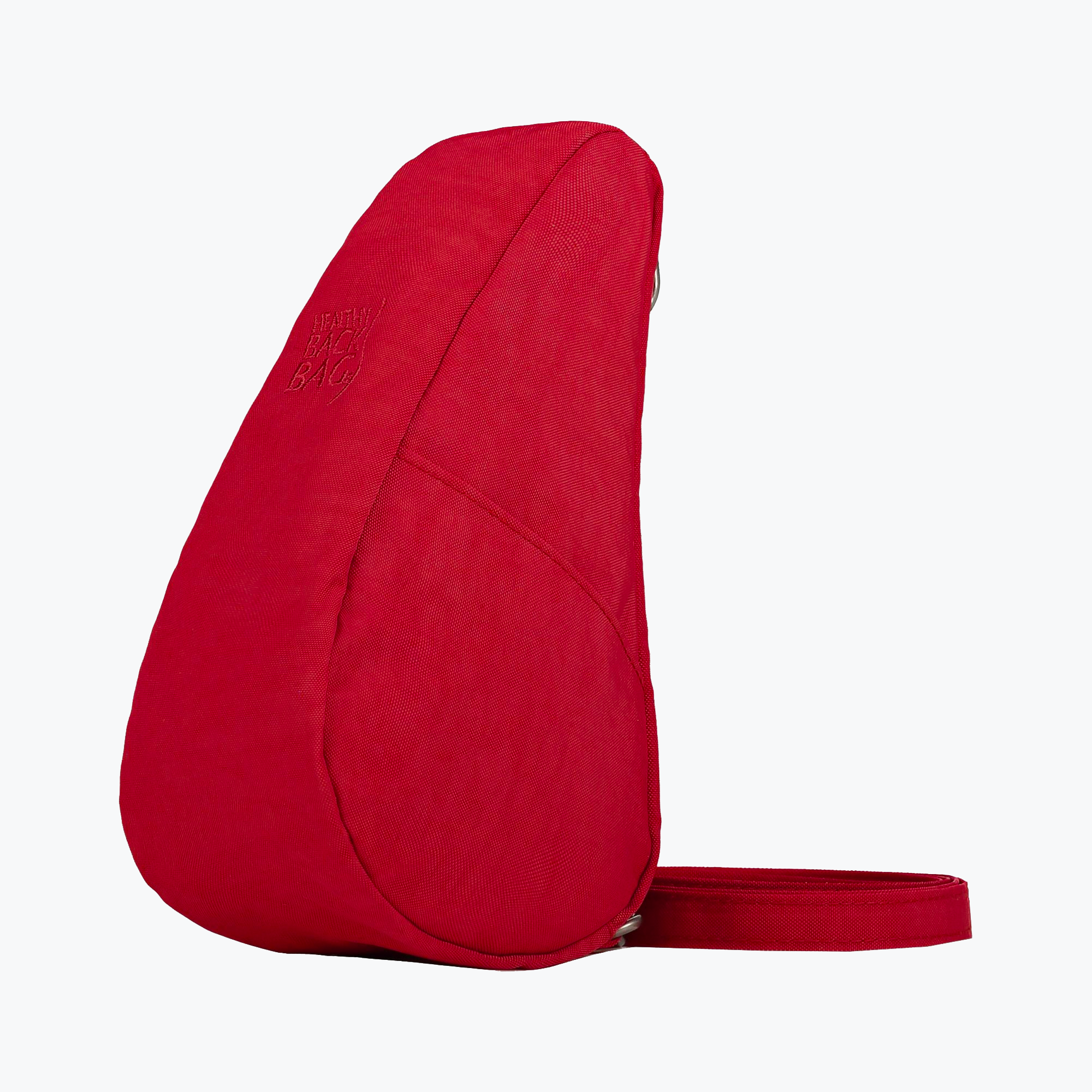 Textured Nylon Mini Baglett Crimson