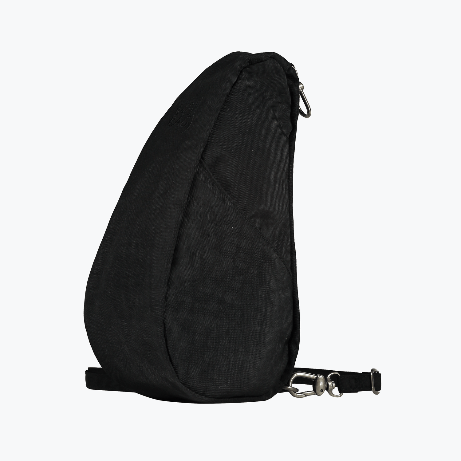 Textured Nylon Baglett Black