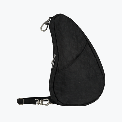 Textured Nylon Baglett Black