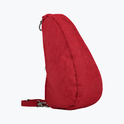 Textured Nylon Baglett Crimson