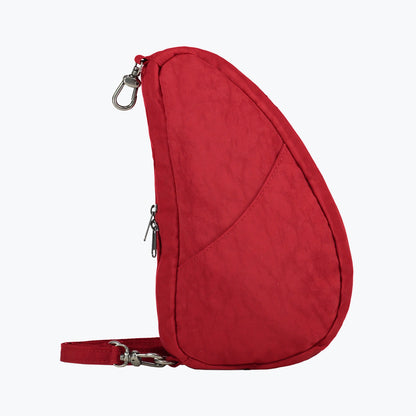 Textured Nylon Baglett Crimson