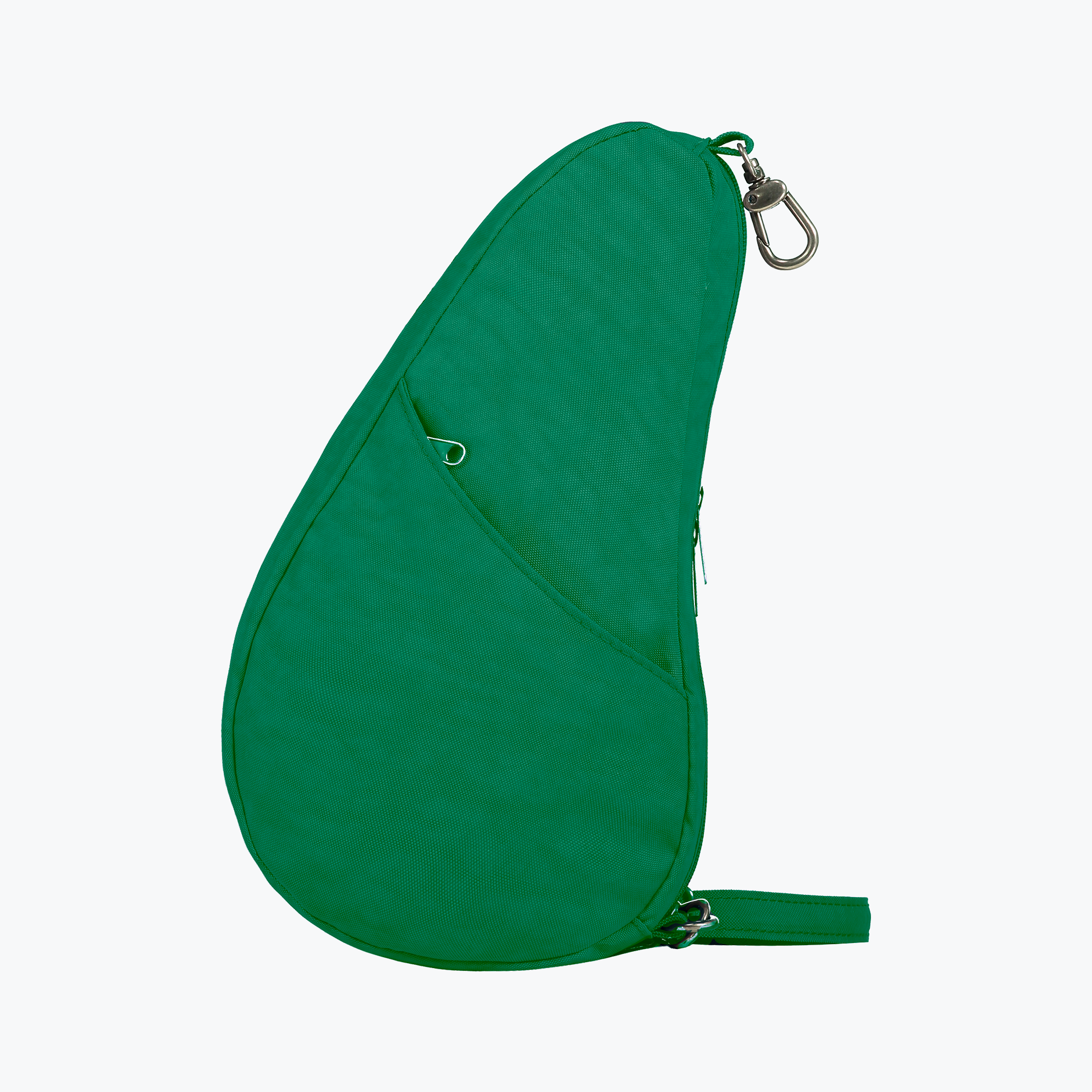 Textured Nylon Baglett Emerald