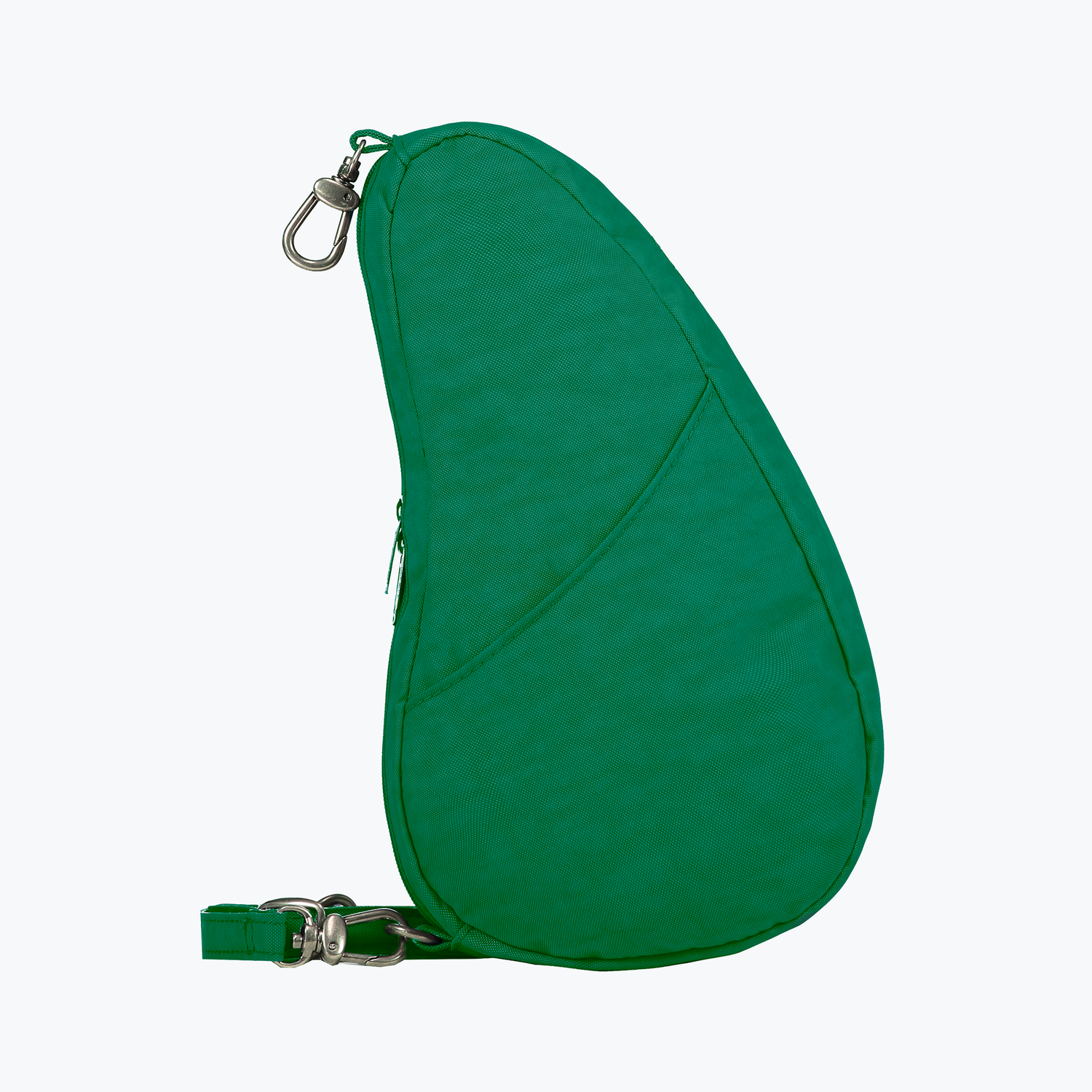 Textured Nylon Baglett Emerald