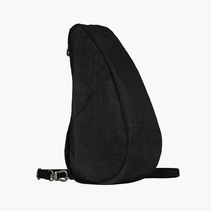 Textured Nylon Baglett Black