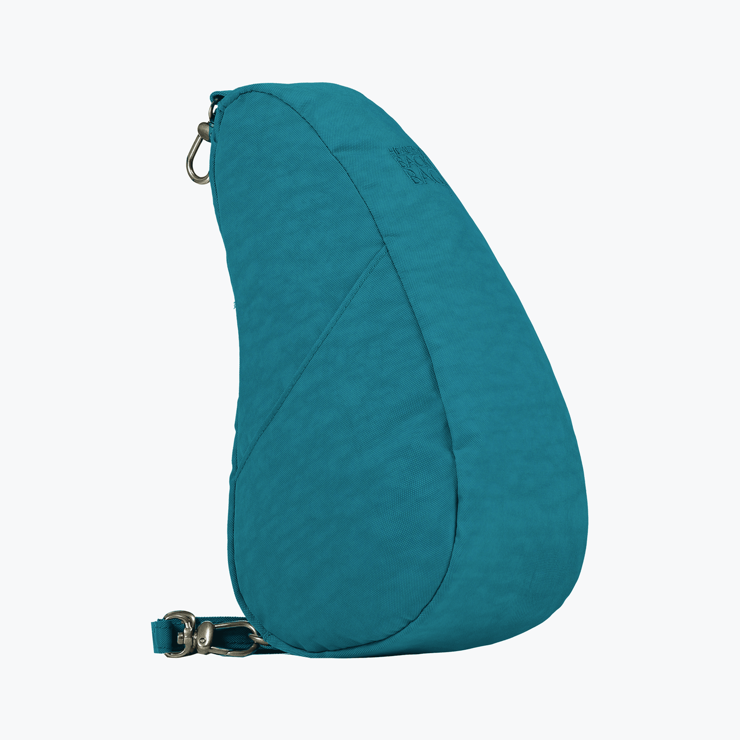 Textured Nylon Baglett Capri Blue