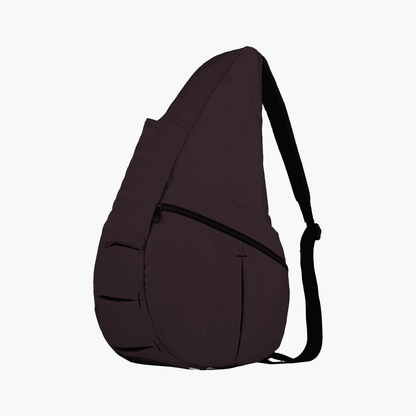 Textured Nylon Big Bag Raisin