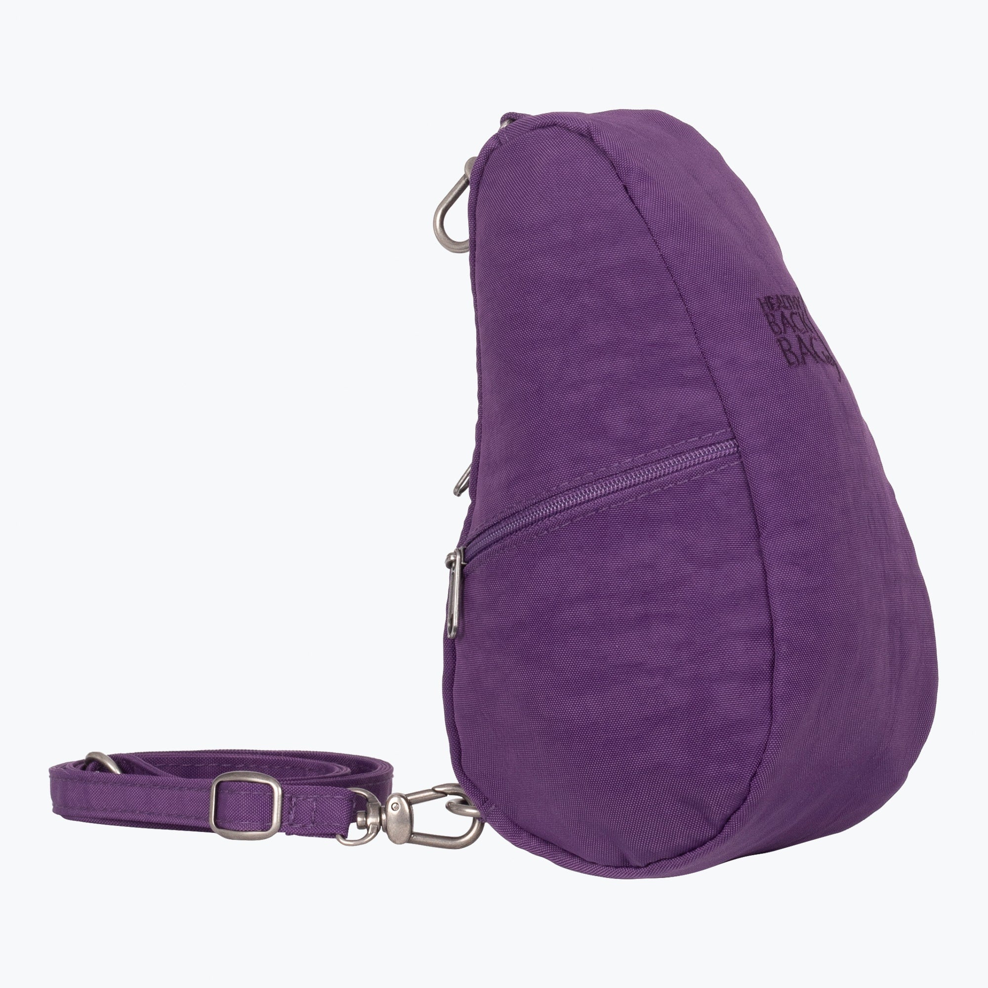 Textured Nylon Mini Baglett Blackberry