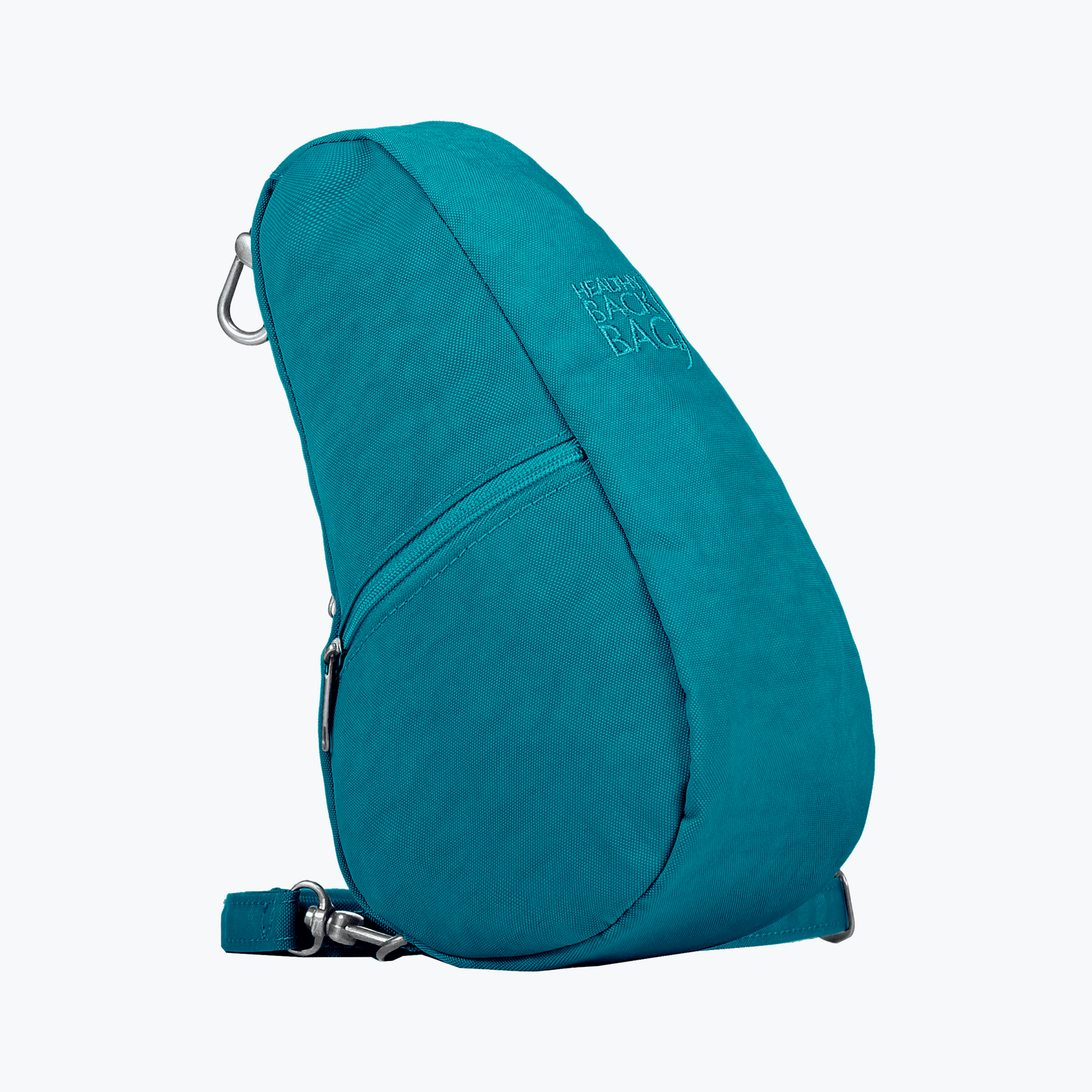 Textured Nylon Mini Baglett Capri Blue